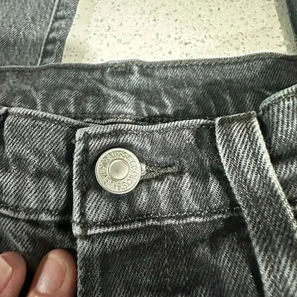 Levi's Women's Skinny Jeans - Dark Gray - Picture 6 of 7